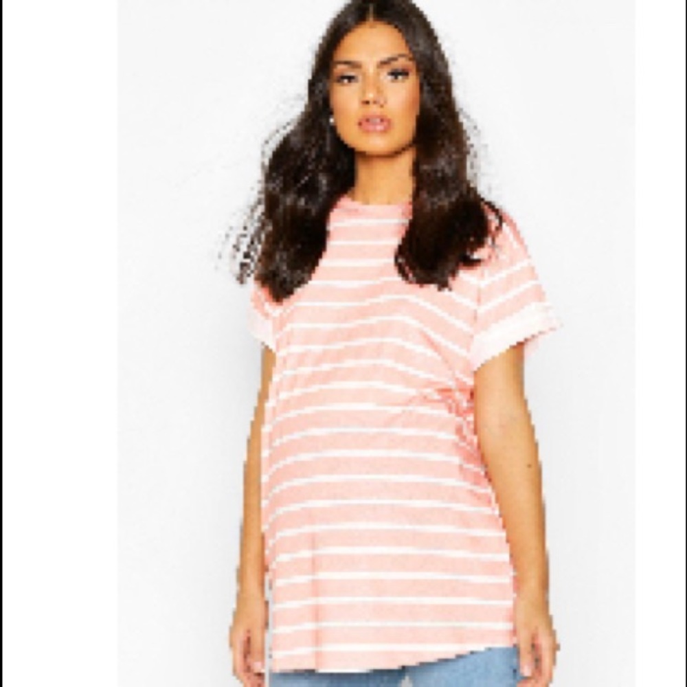 Short sleeve maternity t shirt